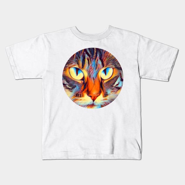 Furry mycat, revolution for cats Kids T-Shirt by GoranDesign